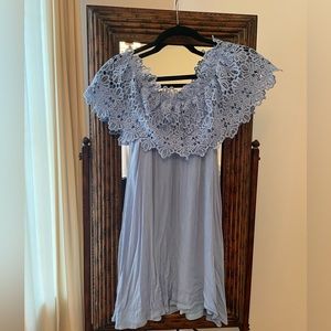 B-Sharp lace detail dress